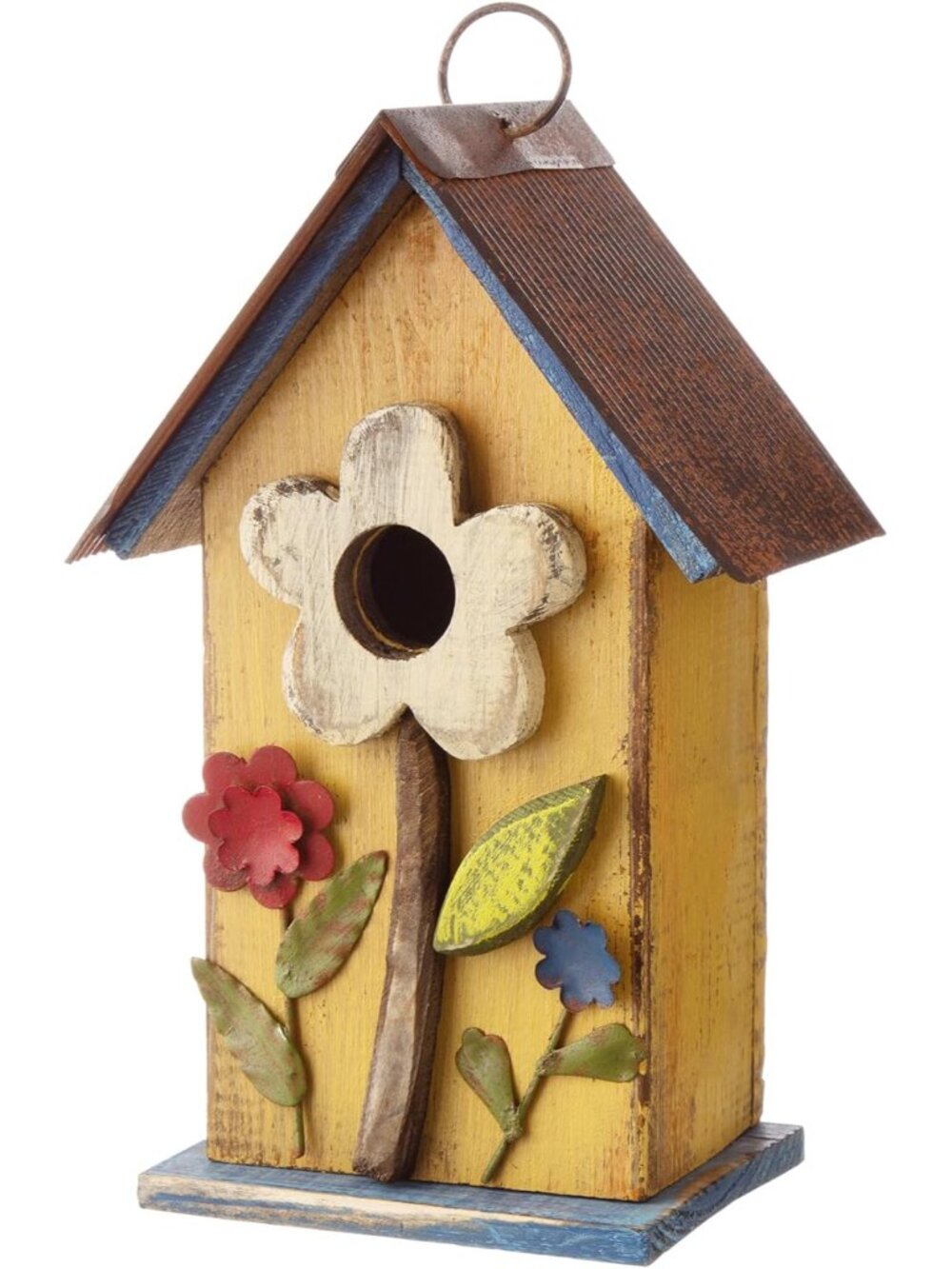 Bird Houses for Outside, 10.2" H Hanging Bird House for Outdoor Patio Garden Dec - Picture 6 of 9